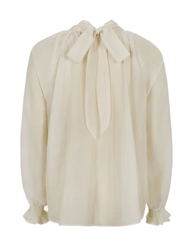 Soft Rebels - SRRachel Frill Bluse - Arctic Wolf
